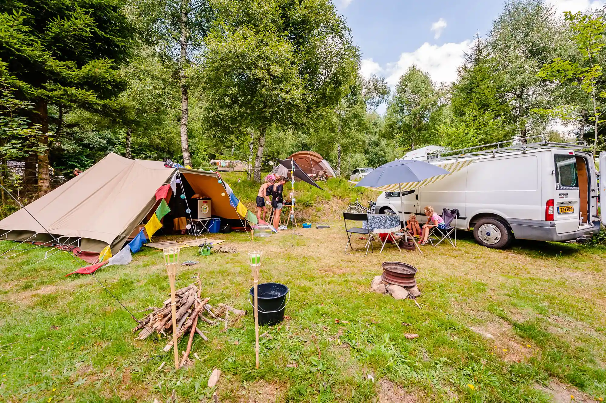 emplacement tente vosges