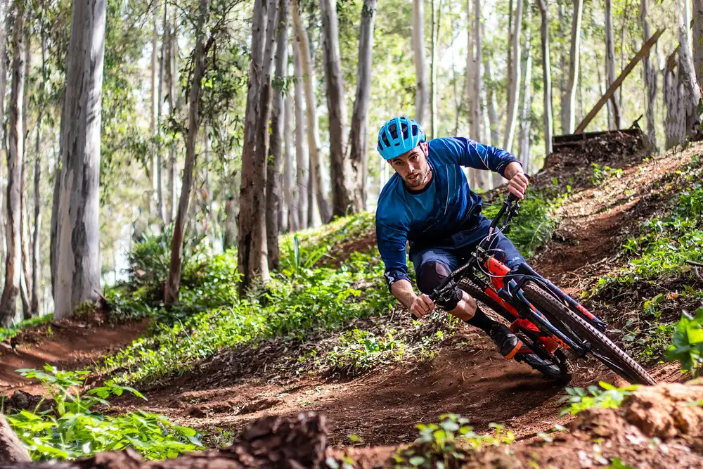 Mountainbiken Col de la Vierge Vosges